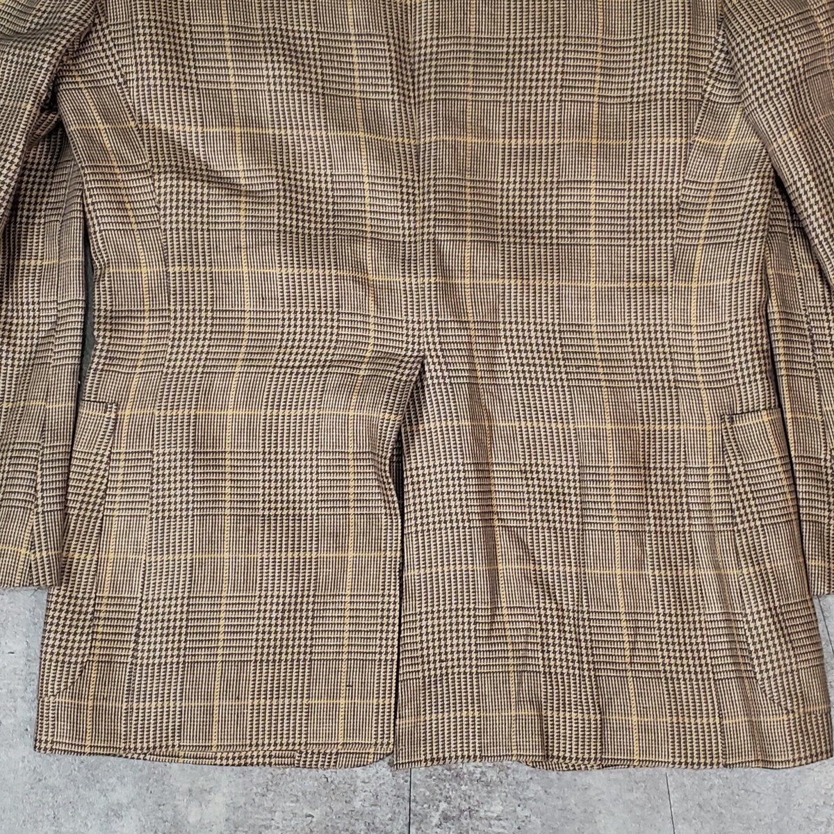 Paul Stuart Check Tailored Blazer Gray Size 42R