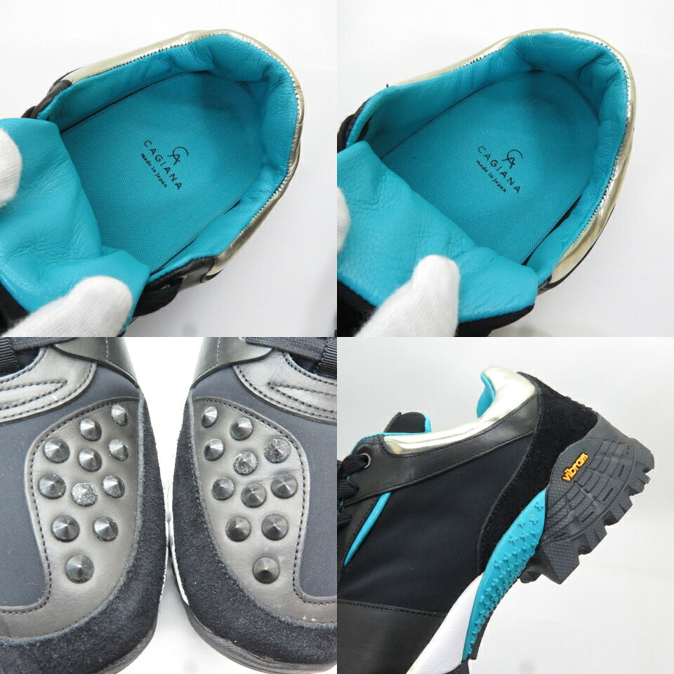 CAGIANA YUGI Black Vibram Sole Sneakers