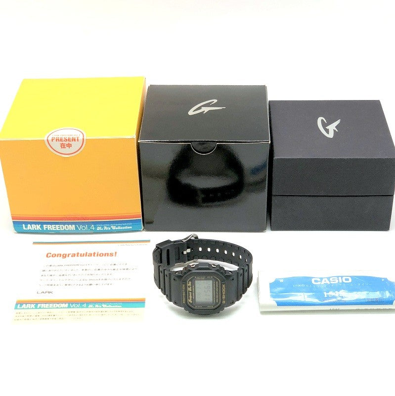 G-SHOCK DW-5600VT Lark Freedom Watch Black Size ONE SIZE