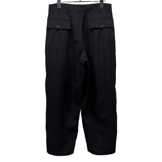 Y's for men 90s Archive Wool Serge Side Pants Black Size S