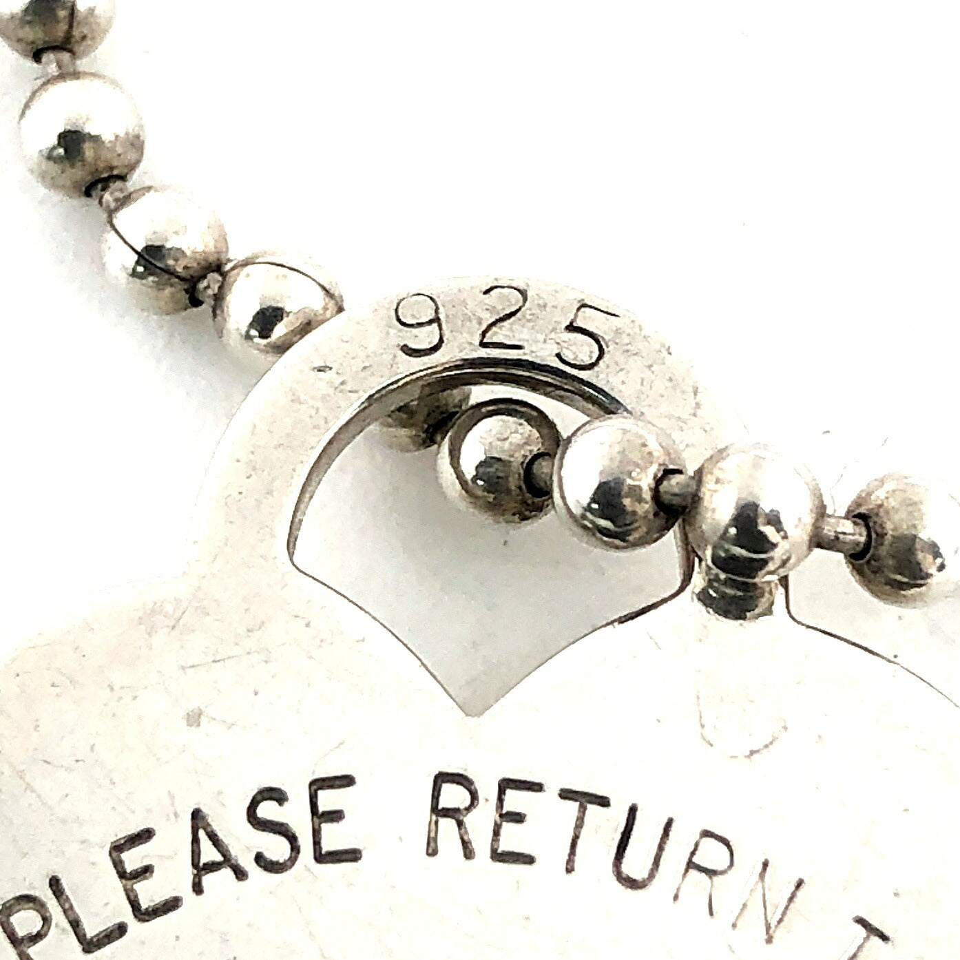 TIFFANY&Co. Return to Tiffany 925 Necklace Size ONE SIZE