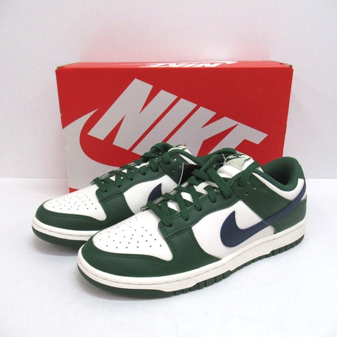 NIKE WMNS DUNK LOW Gorge Green Navy Sneakers Size 27.5cm