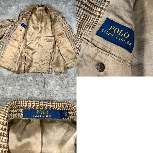 Polo by Ralph Lauren Italy Check Blazer Yellow Size 42L
