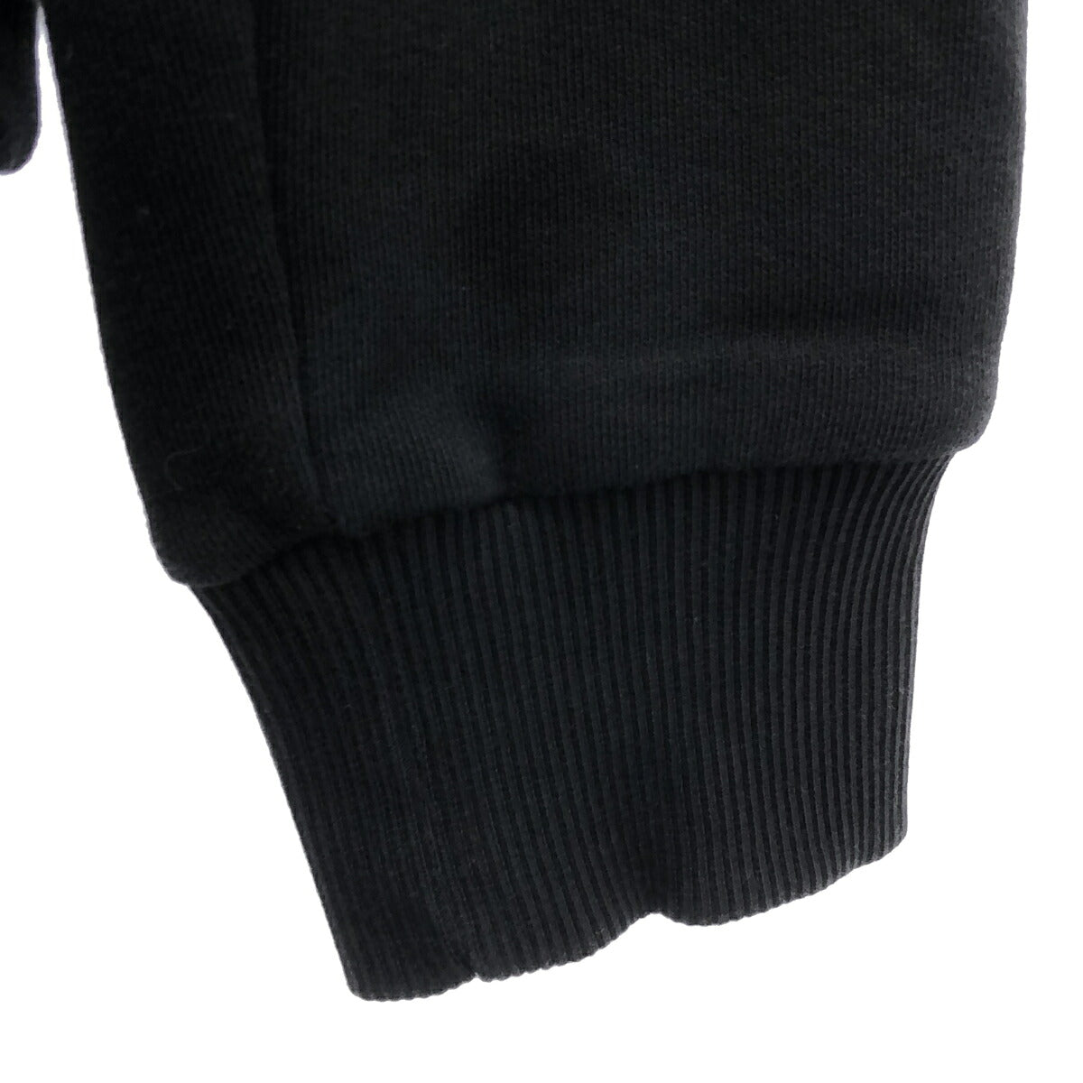 MONCLER Black Cotton Polyamide Logo Cardigan Size 14