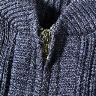 Unknown 70s Vintage Wool Cardigan Blue