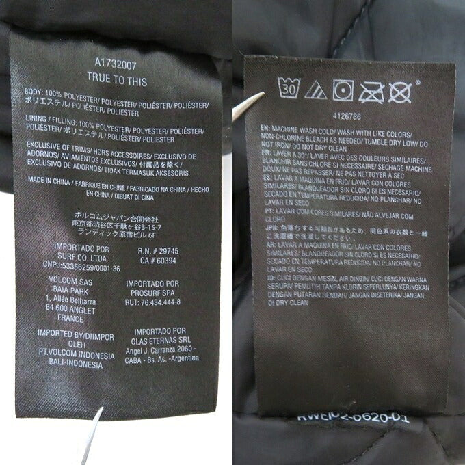 VOLCOM Wallstone 3-in-1 Jacket Black Size S