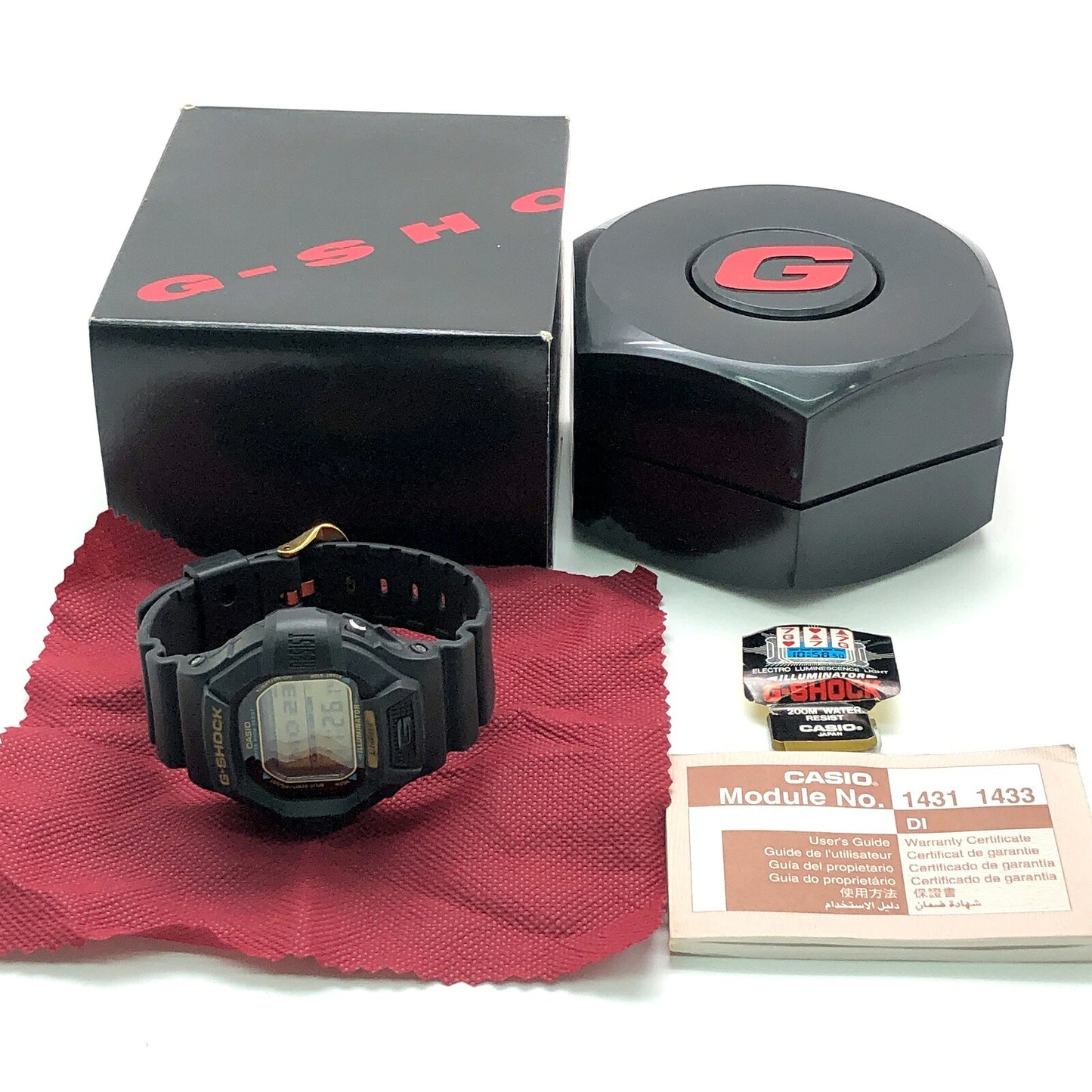G-SHOCK 90s Vintage SLOT Gold LCD Watch Size ONE SIZE