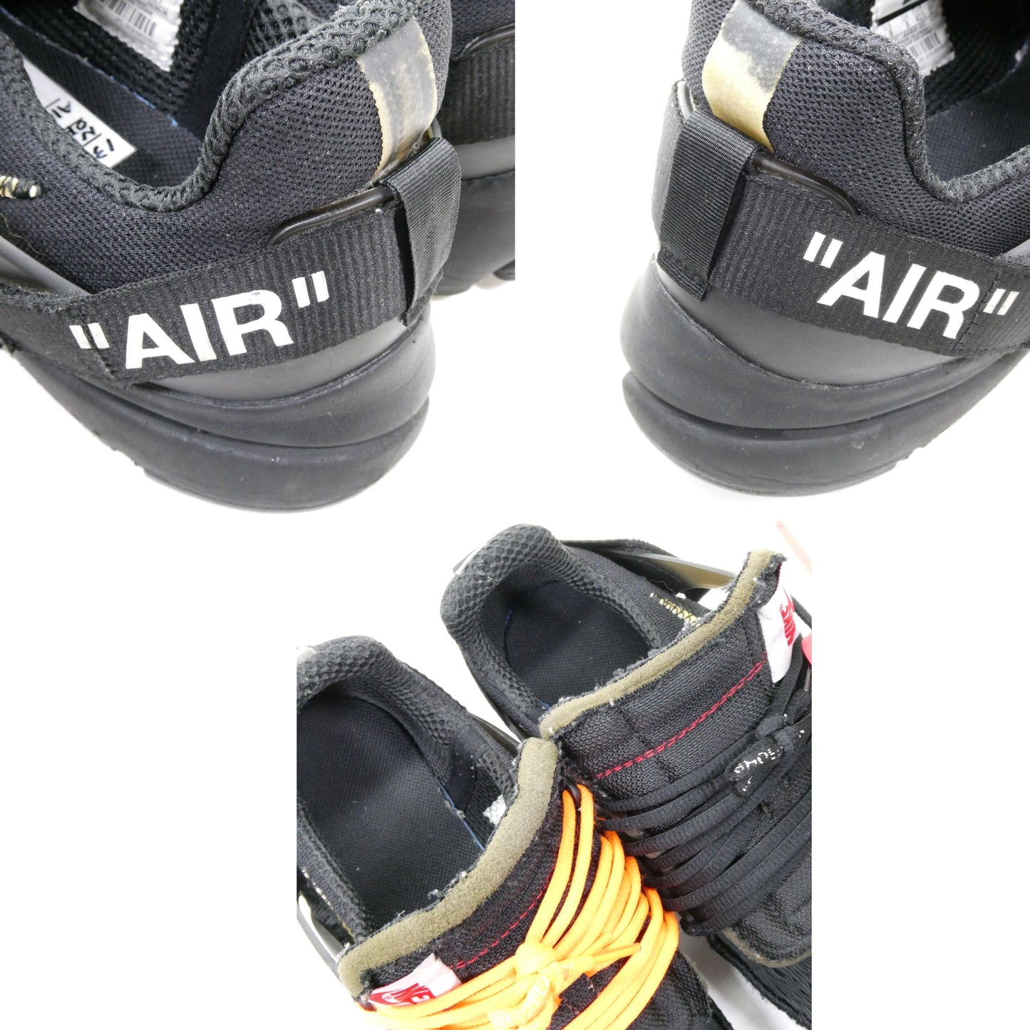 NIKE Off-White THE 10 Air Presto Black White Sneakers