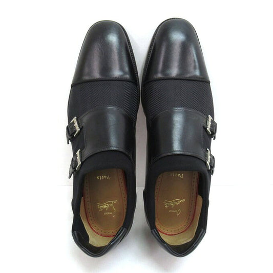 Christian Louboutin Mortisky Calf Shoes Black Sneakers Size 46 1/2