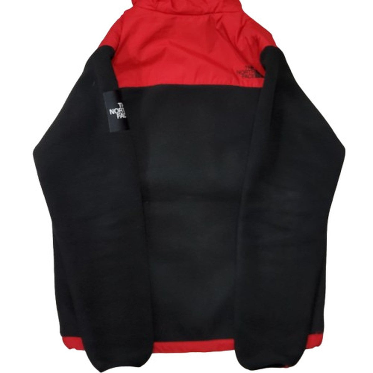 The North Face Denali Hoodie Black/Red Size M