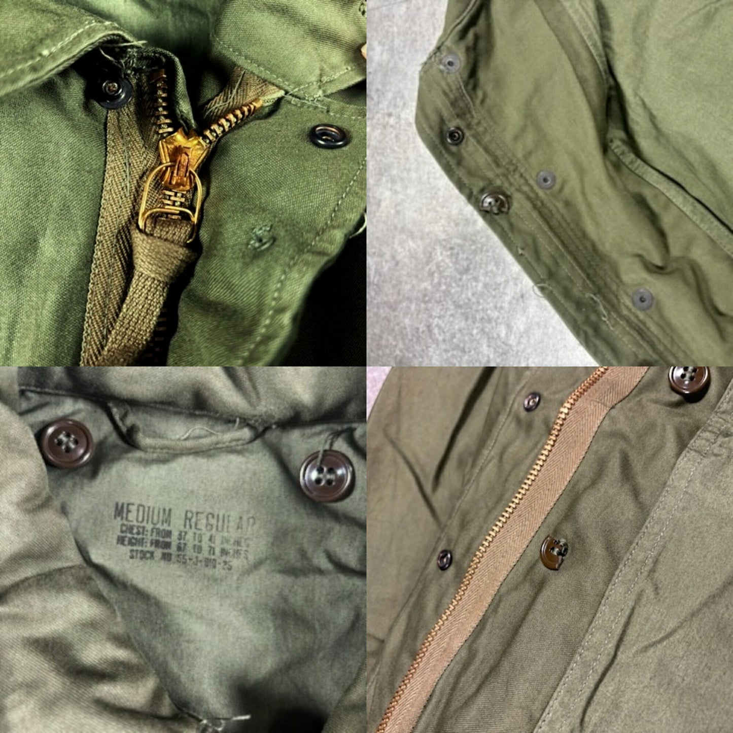 U.S.ARMY 50's M-1951 Military Field Jacket Size M