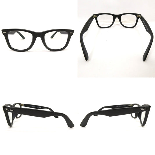 RAY-BAN RB2140F Wayfarer Clear Lens Sunglasses Size ONE SIZE