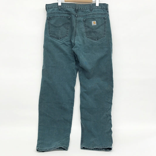 Carhartt Double Knee Duck Painter Star Pants Green Size 33