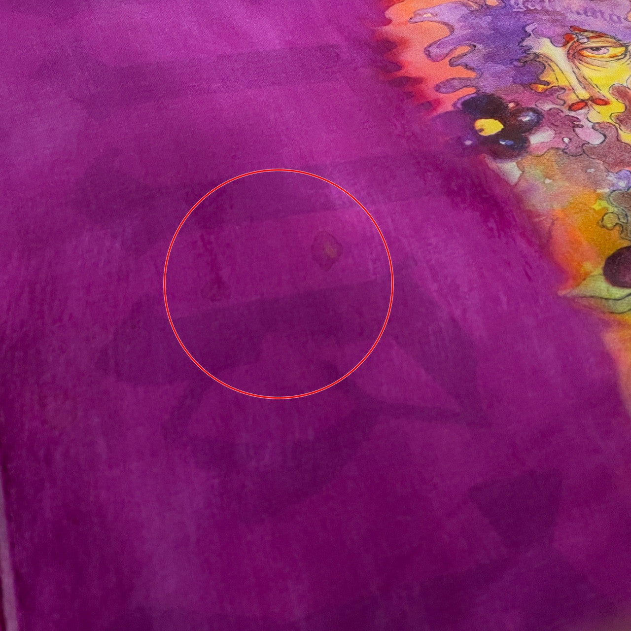 John Galliano Purple Silk Art Floral Scarf Size ONE SIZE