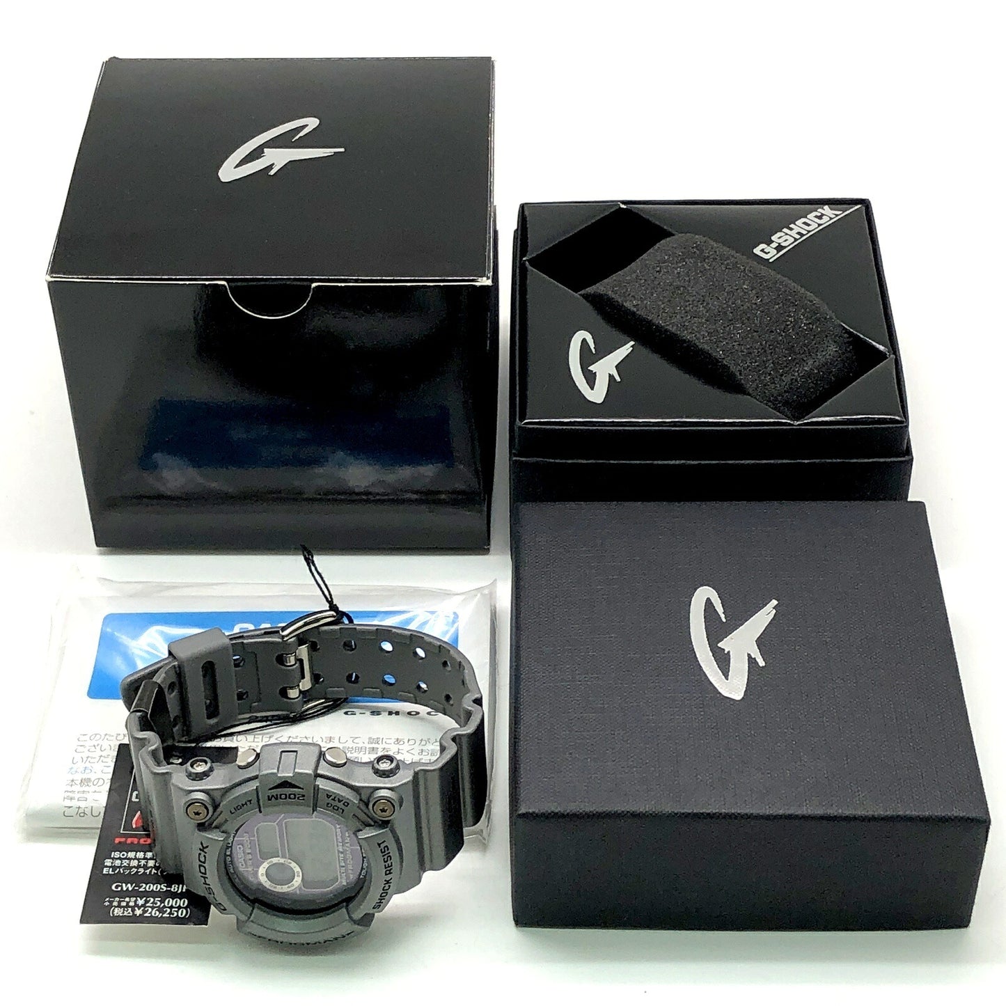 G-SHOCK GW-200S-8 Frogman Black & Solar Watch Size ONE SIZE