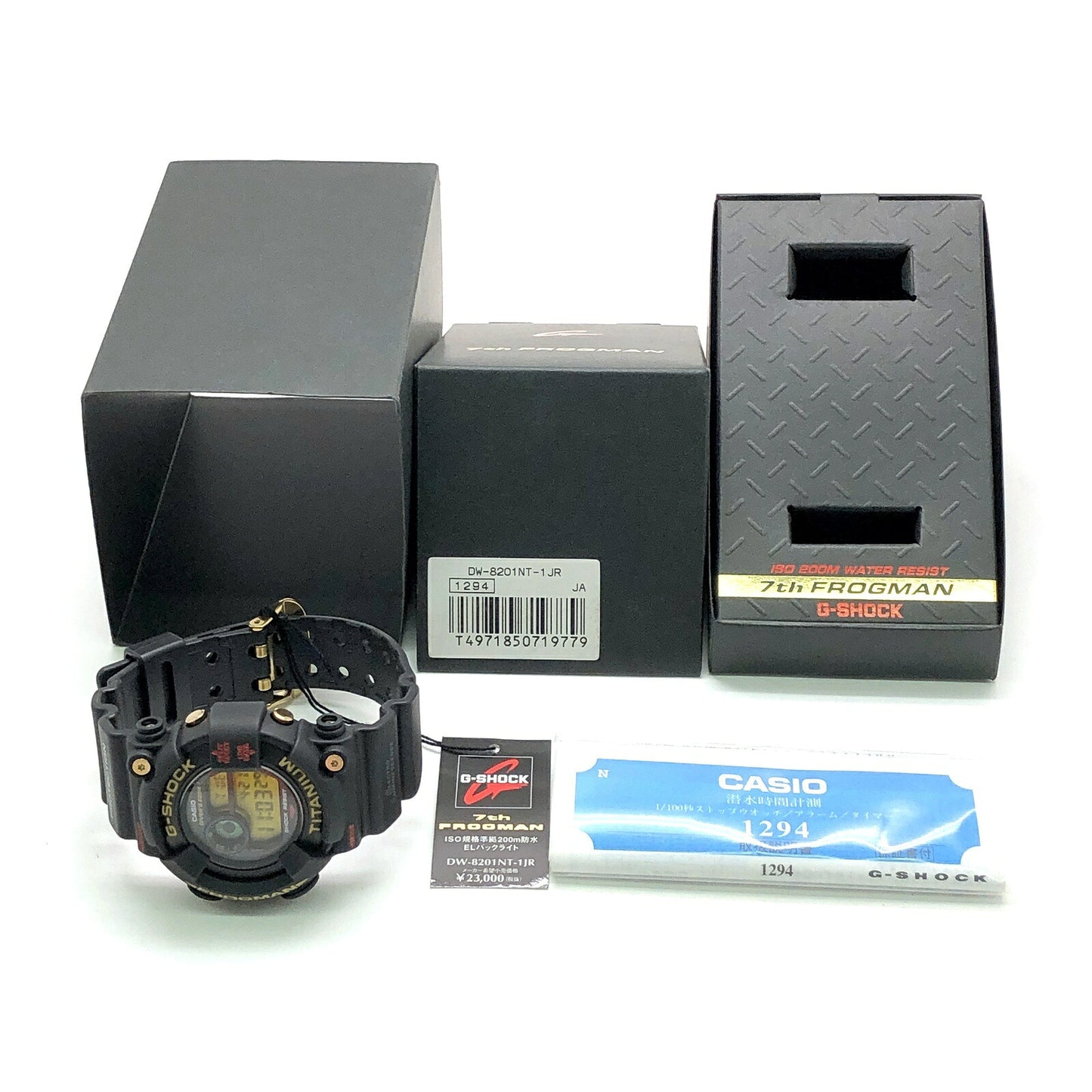 G-SHOCK DW-8201NT-1 7th Frogman Titanium Watch Size ONE SIZE