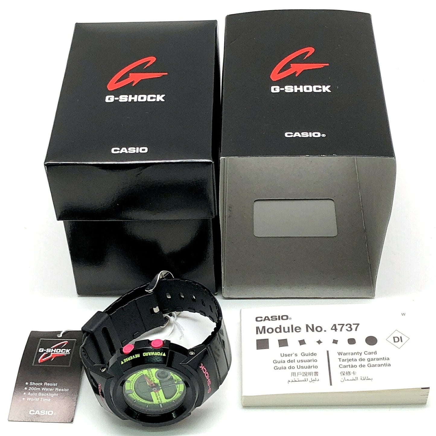 A Crazy Colors Crazy Colors Watch Blk/Grn/Pnk Size ONE SIZE