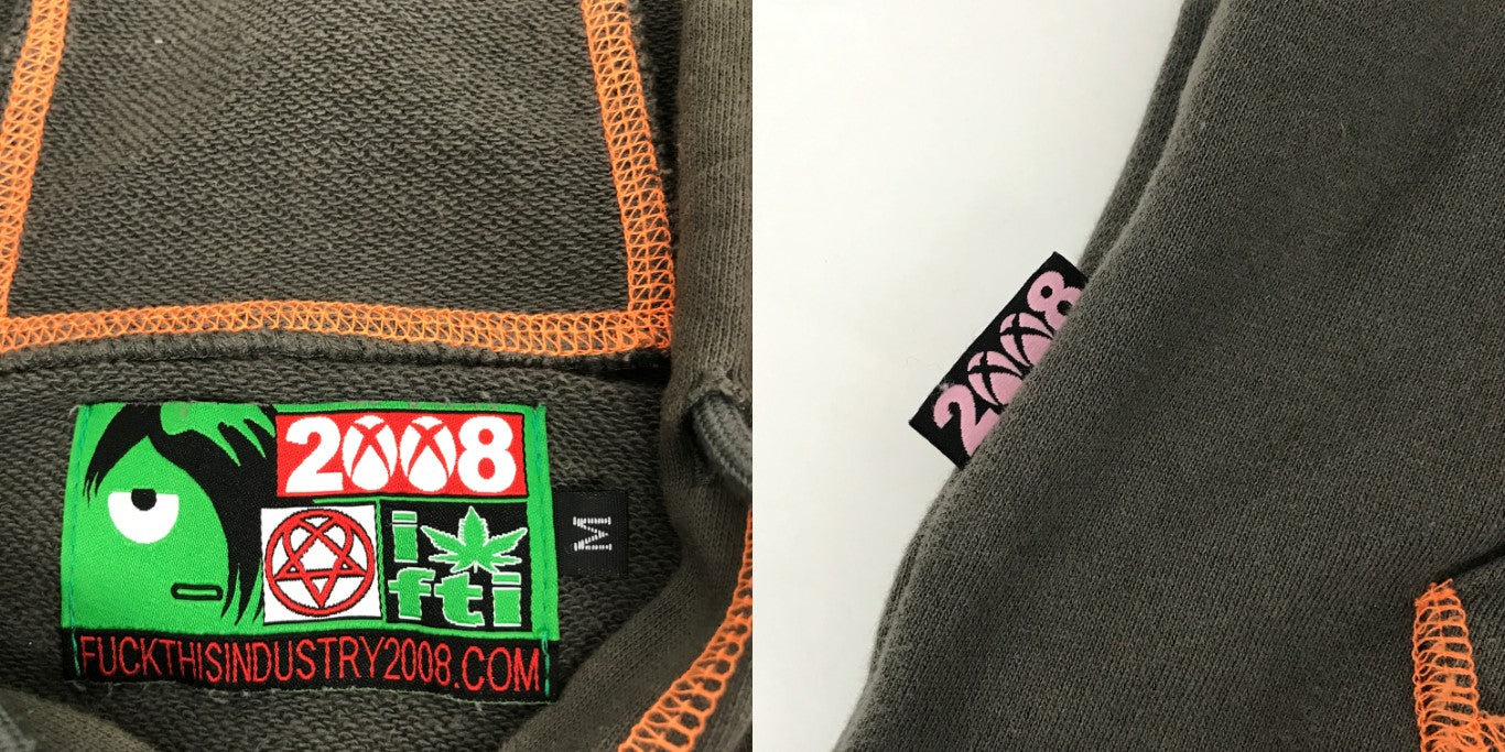 fuckthisindustry Prov Zip Hoodie Brown Size M