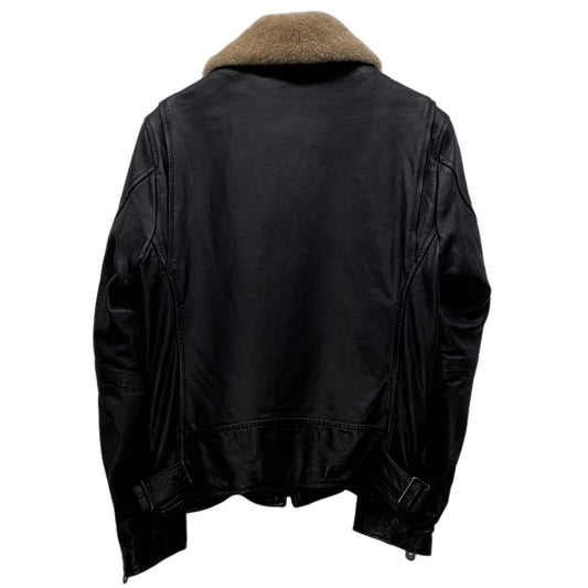 Yohji Yamamoto 10AW Horse Leather Boa Collar Riri Zip Size 2