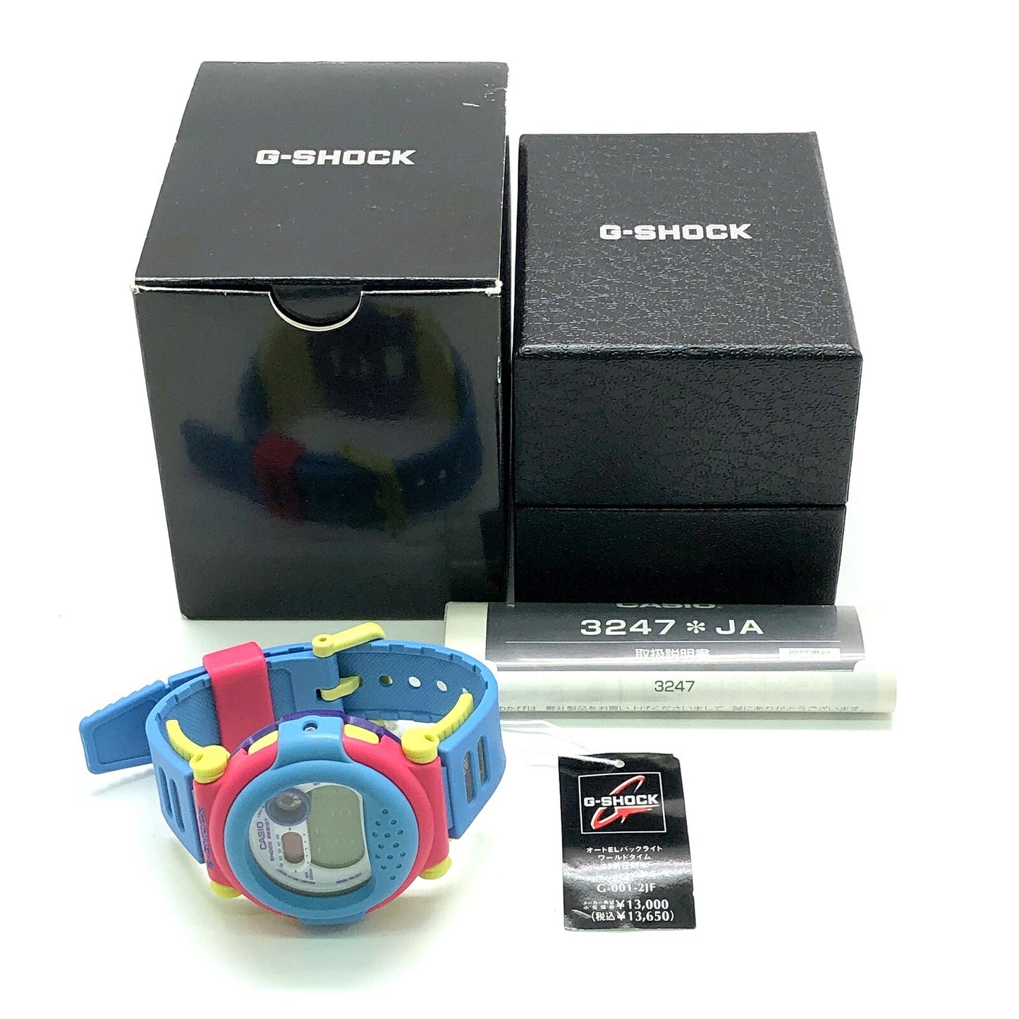 G-SHOCK G-001-2 Jason Reissue Blue Pink Watch Size ONE SIZE