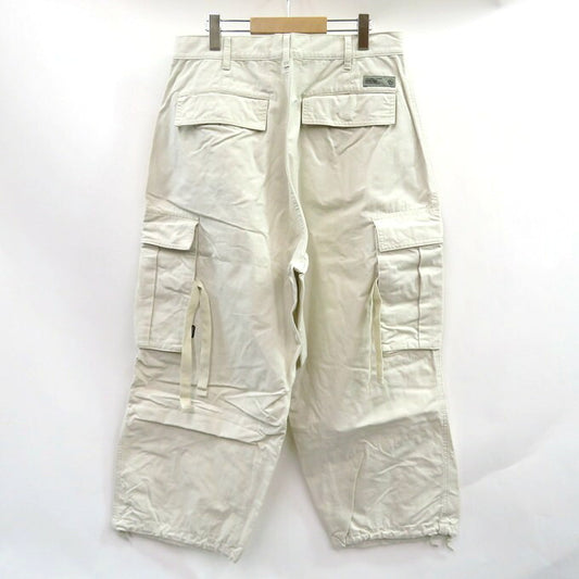 NEIGHBORHOOD 24SS Wide Cargo Pants Off White Size L