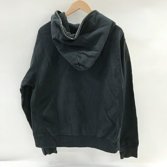 A BATHING APE College Logo Zip Up Hoodie Black Size M