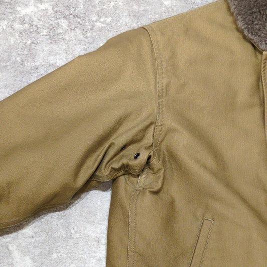 BUZZ RICKSON'S N-1 Deck Military Jacket Brown Size M