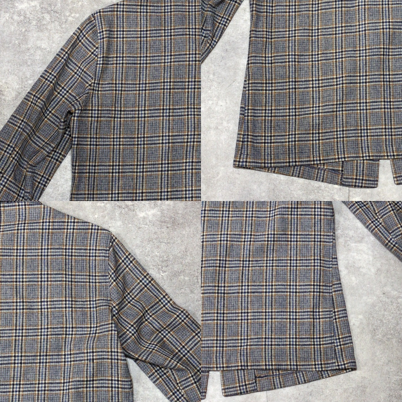 Pendleton Vintage 70s USA Wool Check Jacket Gray Size M