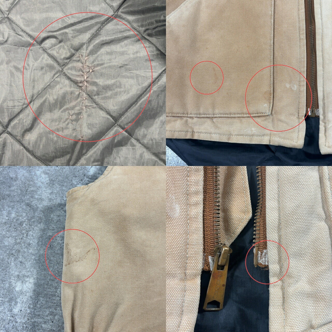 L XL 90s Carhartt Cotton Duck Vest Brown Size L