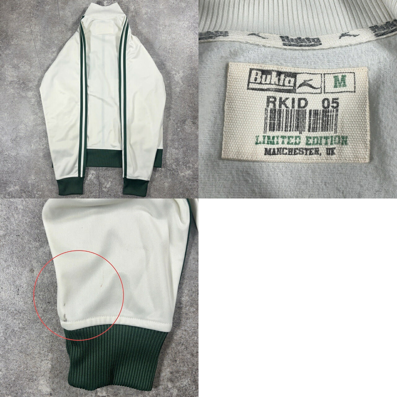 Bukta oasis 00s UK Rock Band Tour Track Jacket Size M