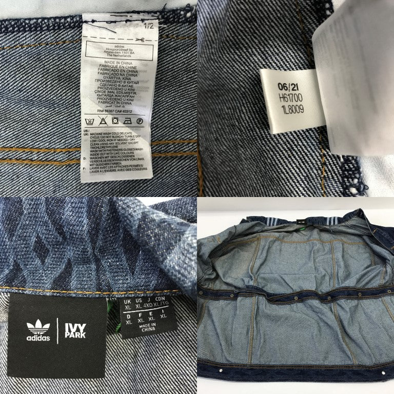 Ivy Park x Adidas Denim Jacket Blue Size 4XO