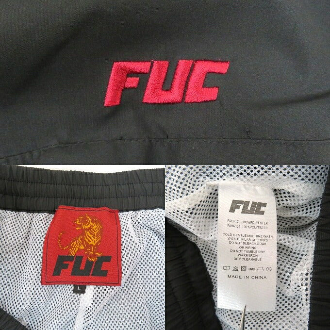 FUC Track Pants Black Size L