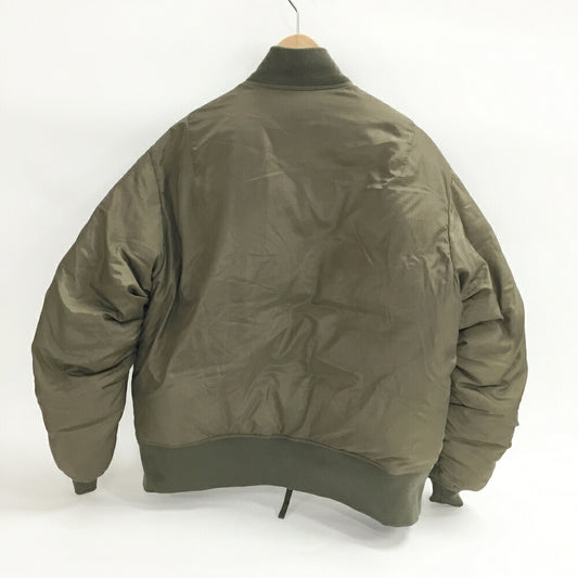 DAIWA PIER Tech Reversible MA-1 Bomber Jacket Khaki Size S