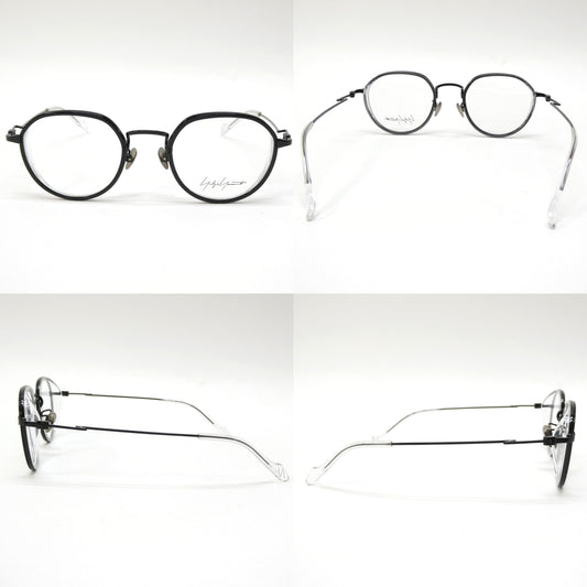 YOHJI YAMAMOTO 19-0055 Titanium Glasses Frame Size ONE SIZE