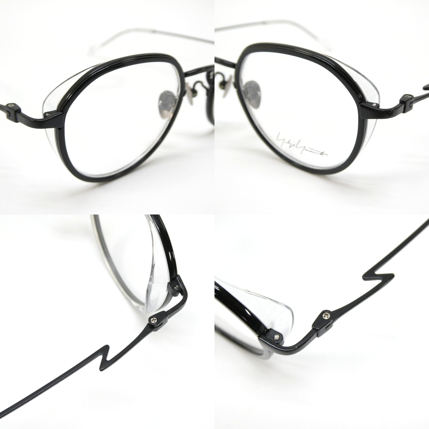 YOHJI YAMAMOTO 19-0055 Titanium Glasses Frame Size ONE SIZE