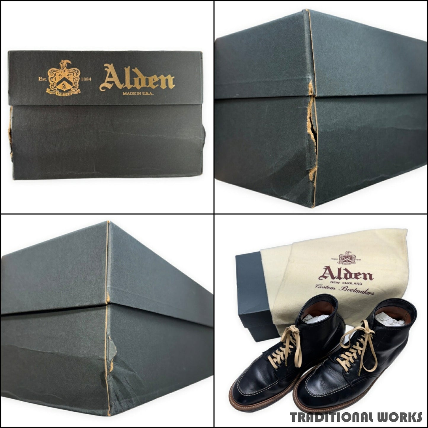 ALDEN 401 Indy Boot Chromexcel USA Made Boots Size 9D