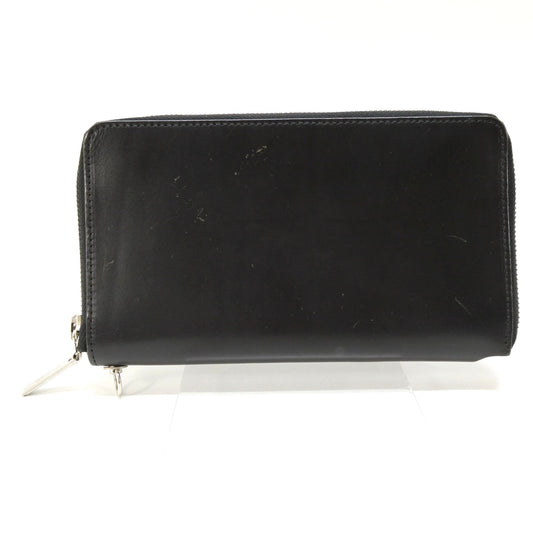 YOHJI YAMAMOTO Pour Homme Cow Wallet Black Size ONE SIZE