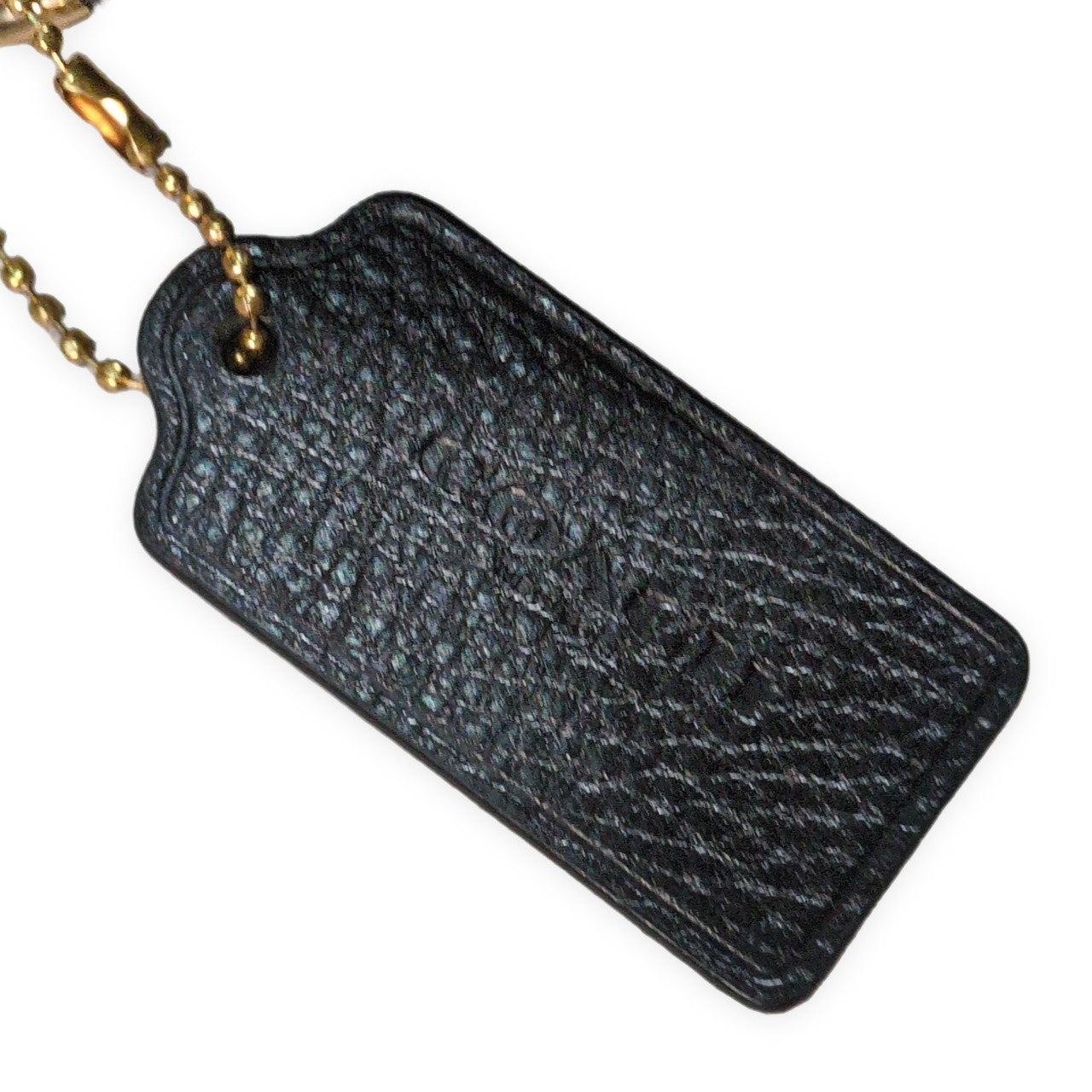 Coach Signature Pattern Leather Shoulder Bag