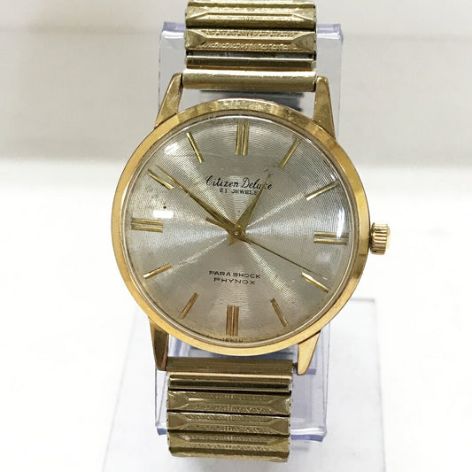 CITIZEN deluxe Para Shock Phynox Tone Watch Size ONE SIZE