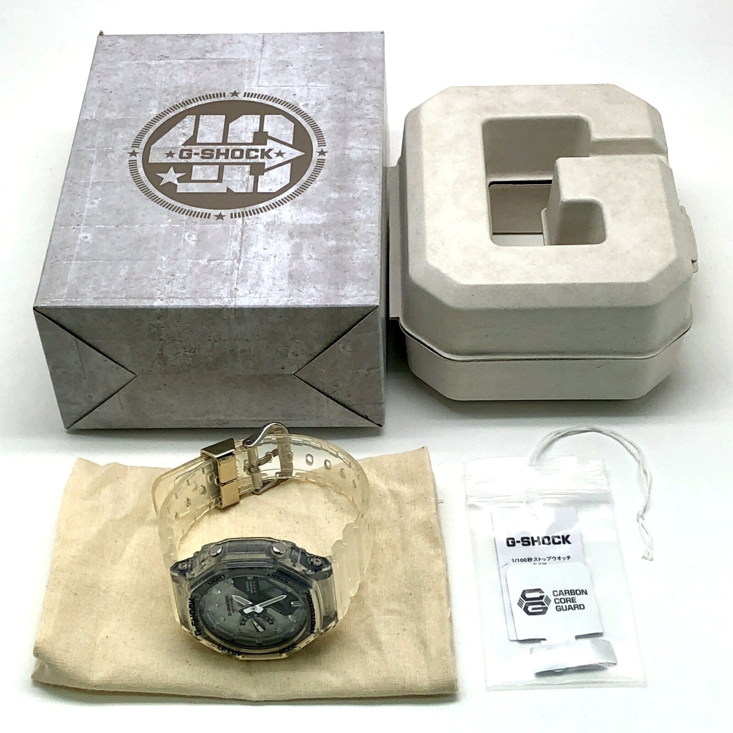 G-SHOCK 40th Anniv Clear Remix CasiOak Watch Size ONE SIZE