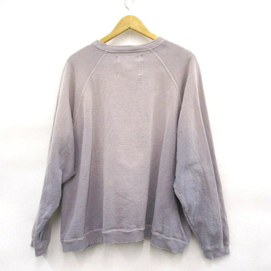 DAIRIKU 25SS Vintage Oversized Sweatshirt Purple Size M
