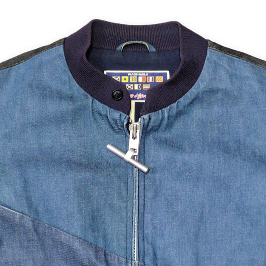 N.HOOLYWOOD x MIGHTY-MAC Patchwork Denim Jacket Blue Size S
