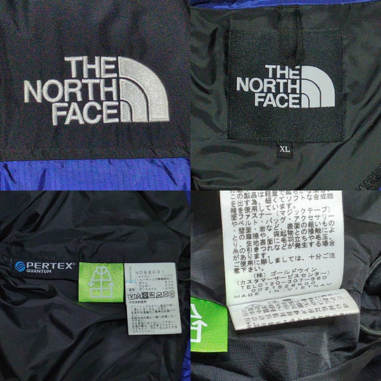 THE NORTH FACE Him Down Parka GORE-TEX Down Jacket Size XL