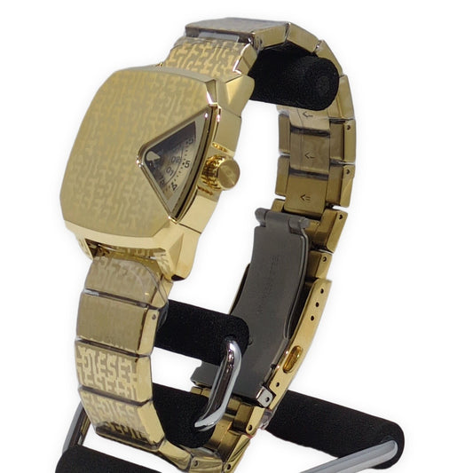 DIESEL D.V.A. DZ2178 Gold Square Steel Watch Size ONE SIZE