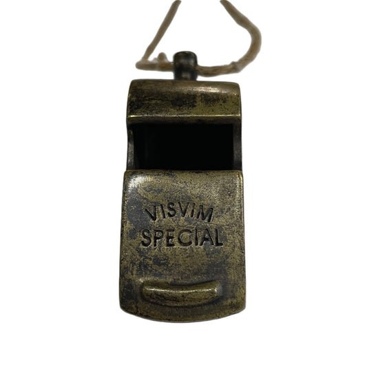 visvim Law Enforcement Whistle Necklace Gold Size ONE SIZE