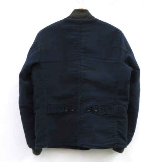 SUGAR CANE 9oz Moleskin Troy Blanket Jacket Navy Size M