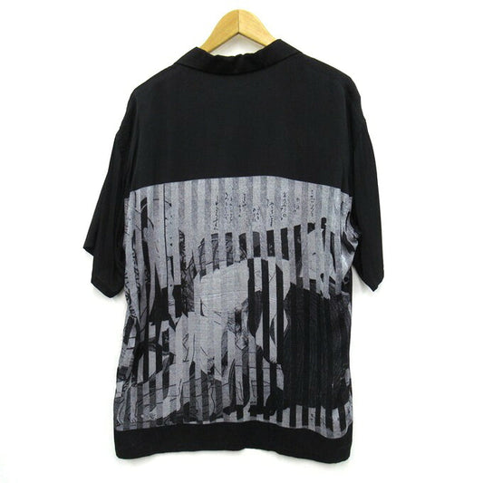 F-LAGSTUF-F x KOSUKE KAWAMURA 20SS Rayon Shirt Black Size XL