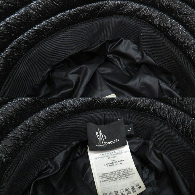 MONCLER Grenoble Bucket Hat Black Size L