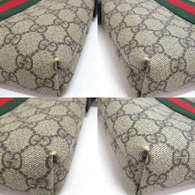 GUCCI GG Supreme Sherry Line Messenger Bag Size ONE SIZE
