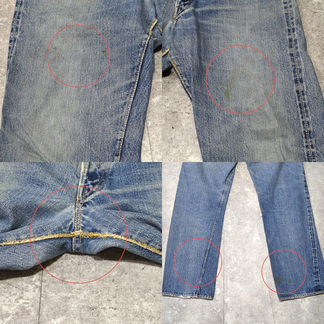 LEVI'S 50s Vintage 501XX Hidden Rivet Denim Jeans Size W31